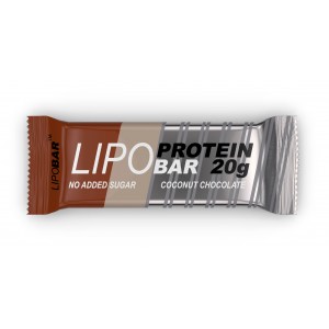 Батончик Lipo Bar - 1/20 50 г - кокос-шоколад (crisp)